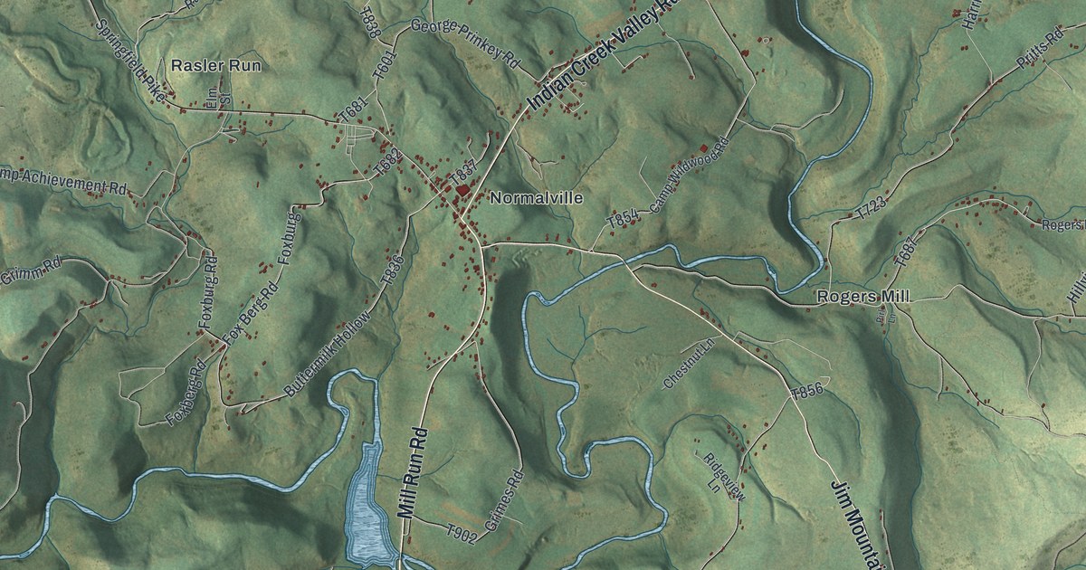 Map of Springfield, Fayette County, Pennsylvania in 2026