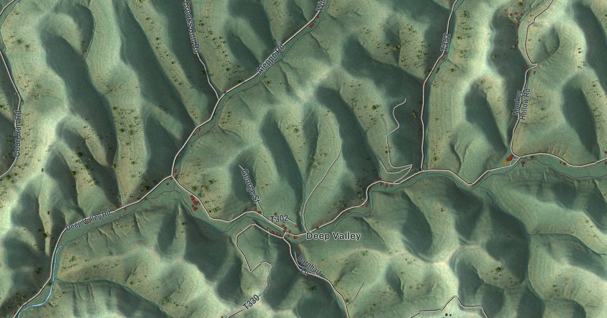 Map of Springhill, Greene County, Pennsylvania in 2026
