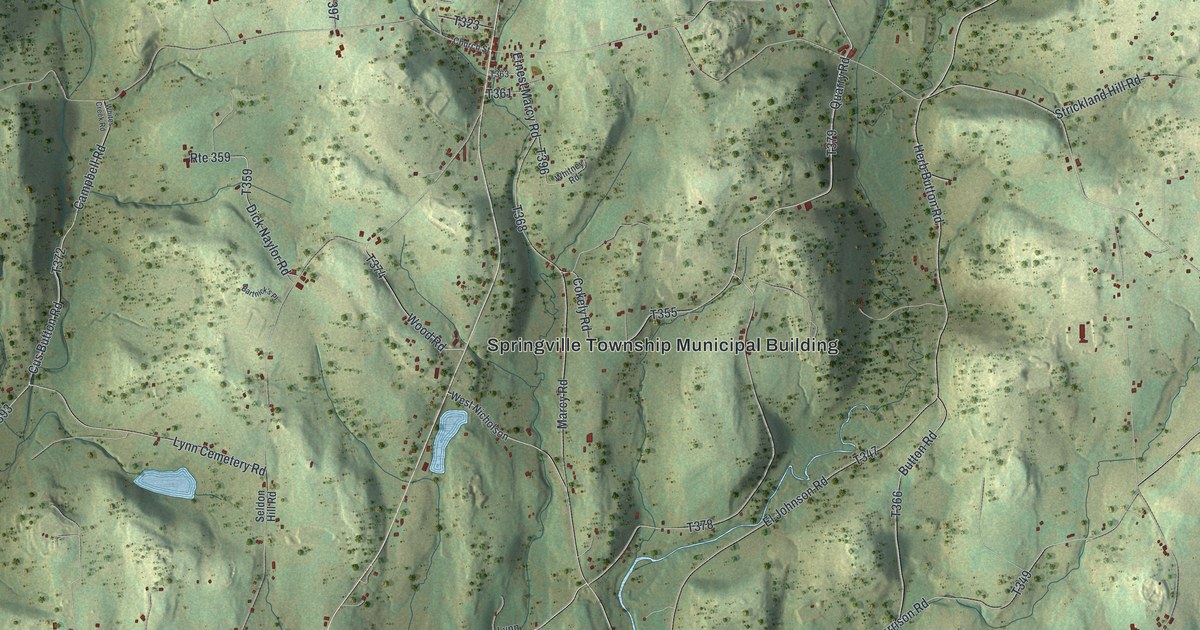 Map of Springville, Pennsylvania in 2026
