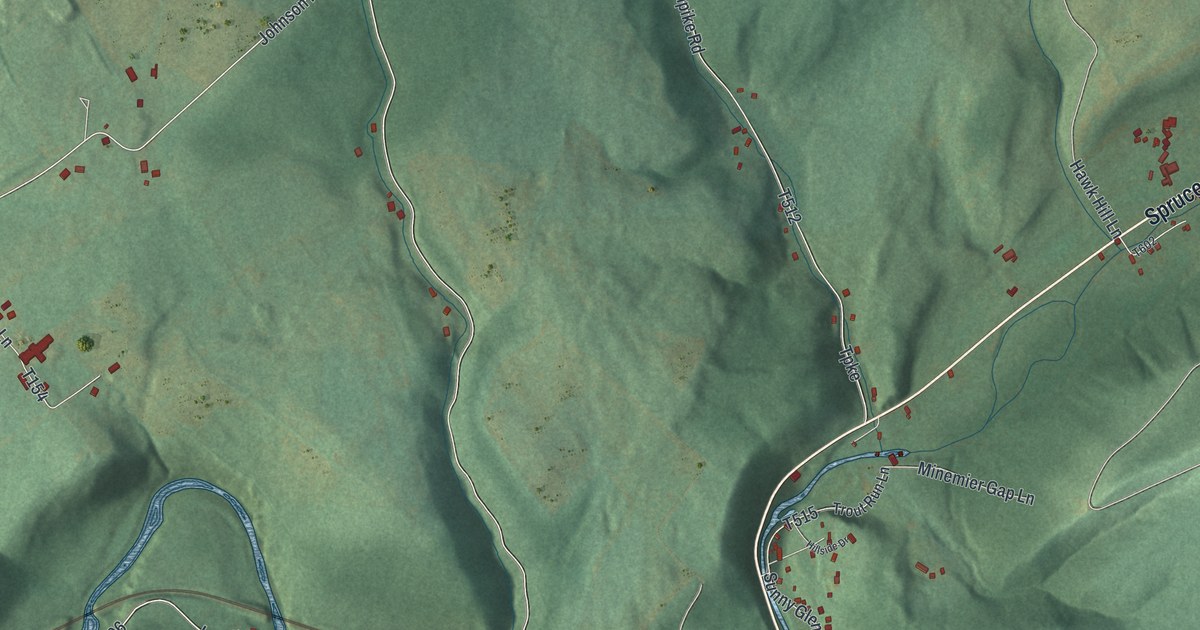 Map of Spruce Creek, Pennsylvania in 2026