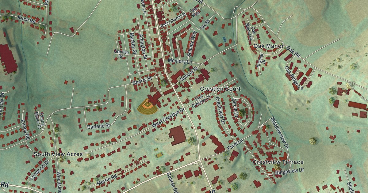 Map of Spry, Pennsylvania in 2026