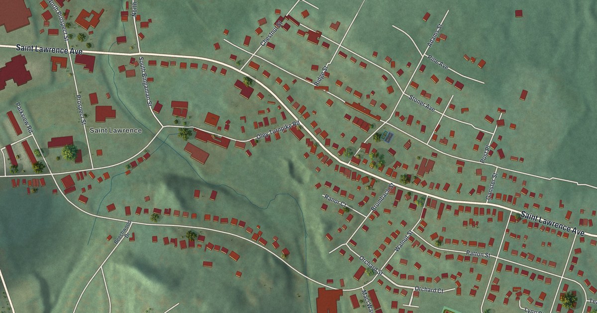 Map of St. Lawrence, Pennsylvania in 2026