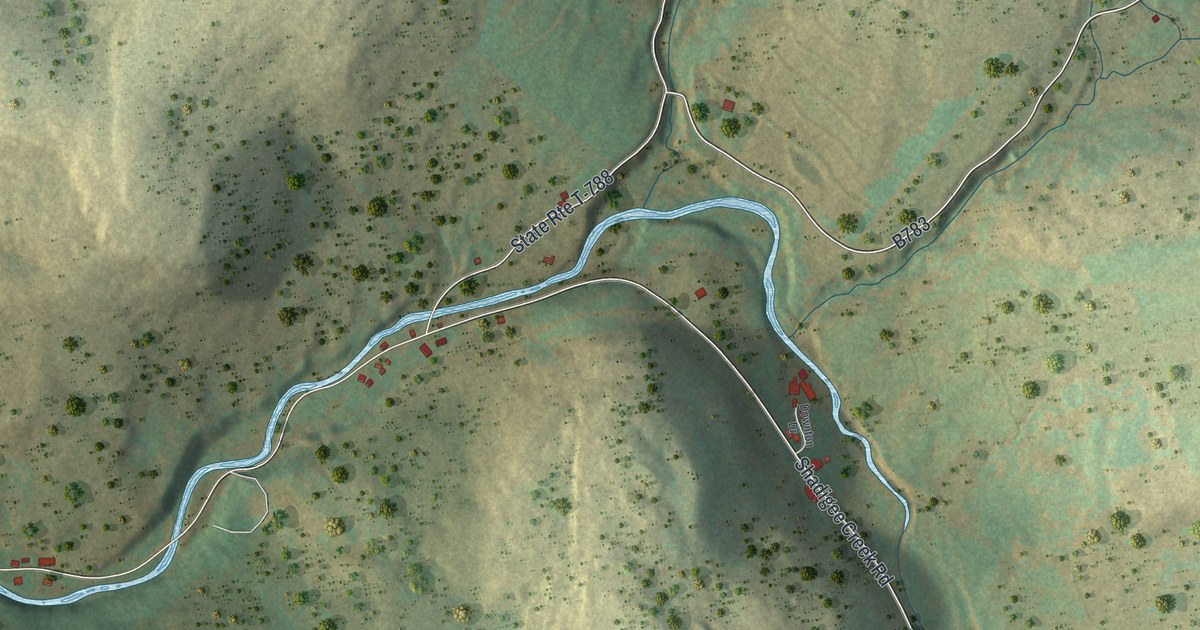 Map of Starrucca, Pennsylvania in 2026
