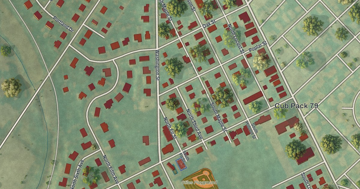 Map of Stiles, Pennsylvania in 2026