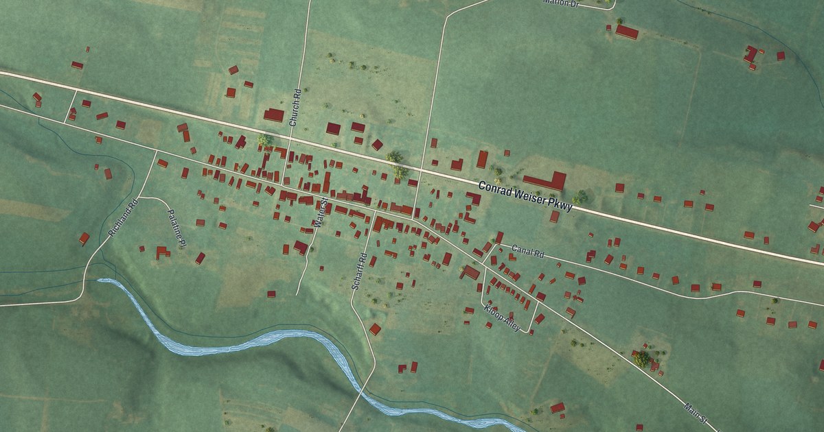 Map of Stouchsburg, Pennsylvania in 2026