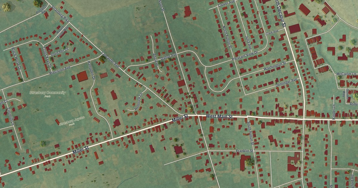 Map of Strasburg Borough, Pennsylvania in 2026