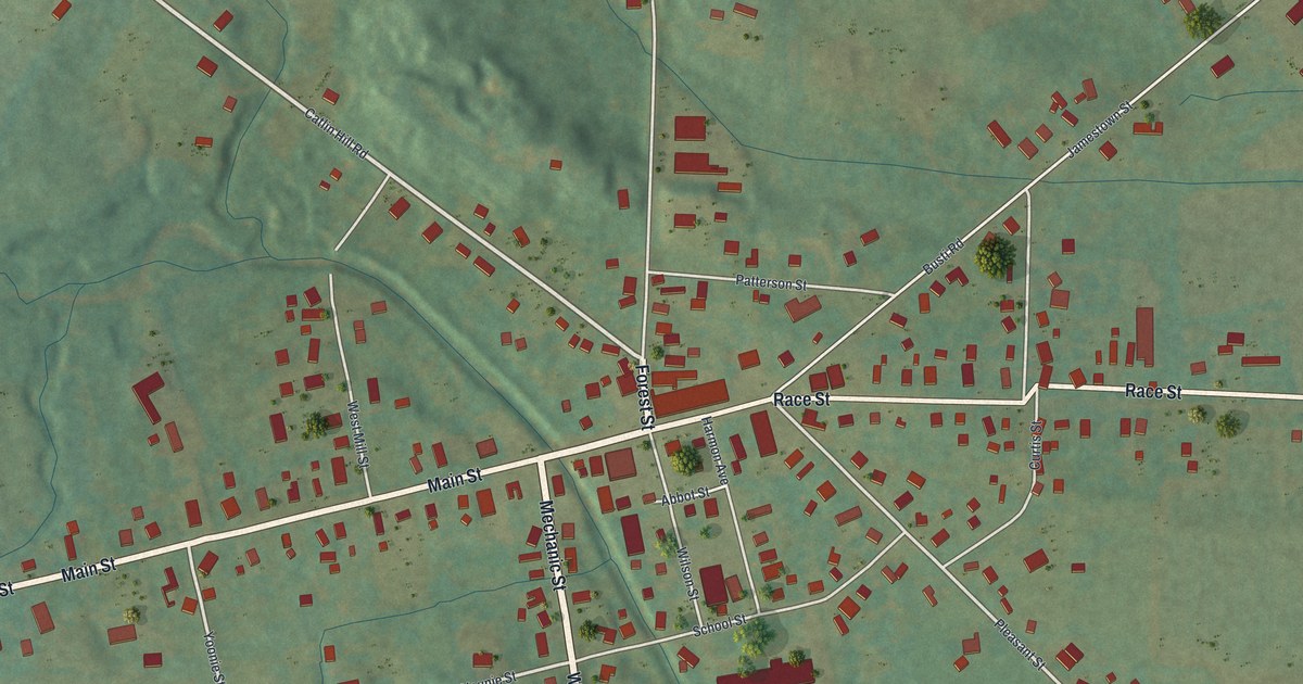 Map of Sugar Grove Borough, Warren County, Pennsylvania in 2026