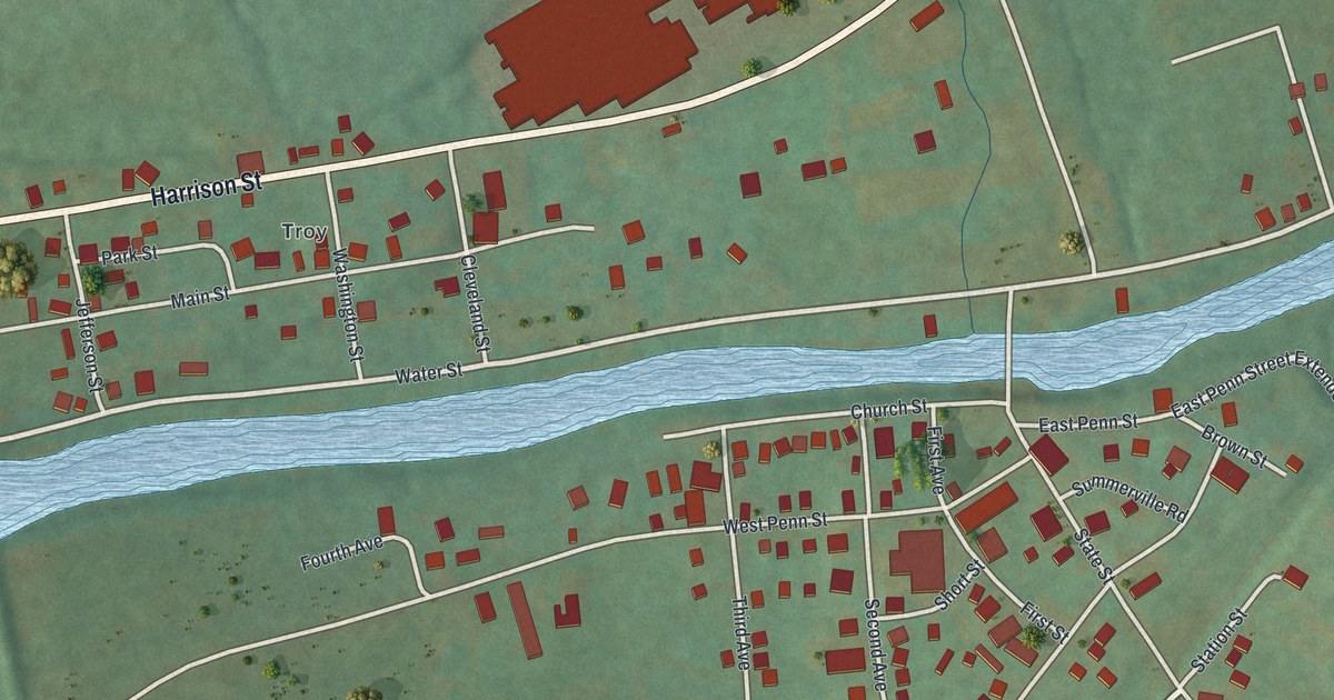 Map of Summerville, Pennsylvania in 2026