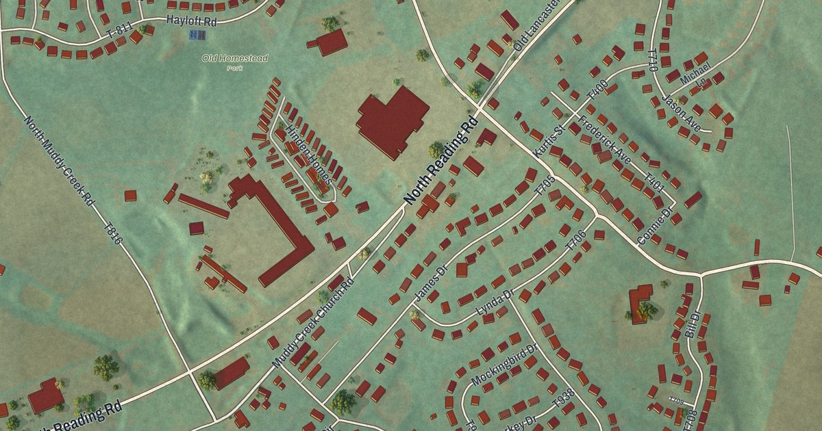 Map of Swartzville, Pennsylvania in 2026
