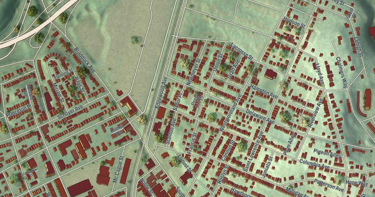 Map of Swissvale, Pennsylvania in 2026