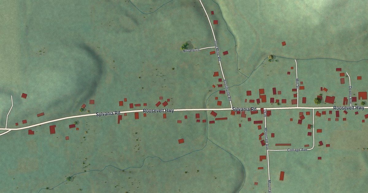Map of Sylvania, Bradford County, Pennsylvania in 2026