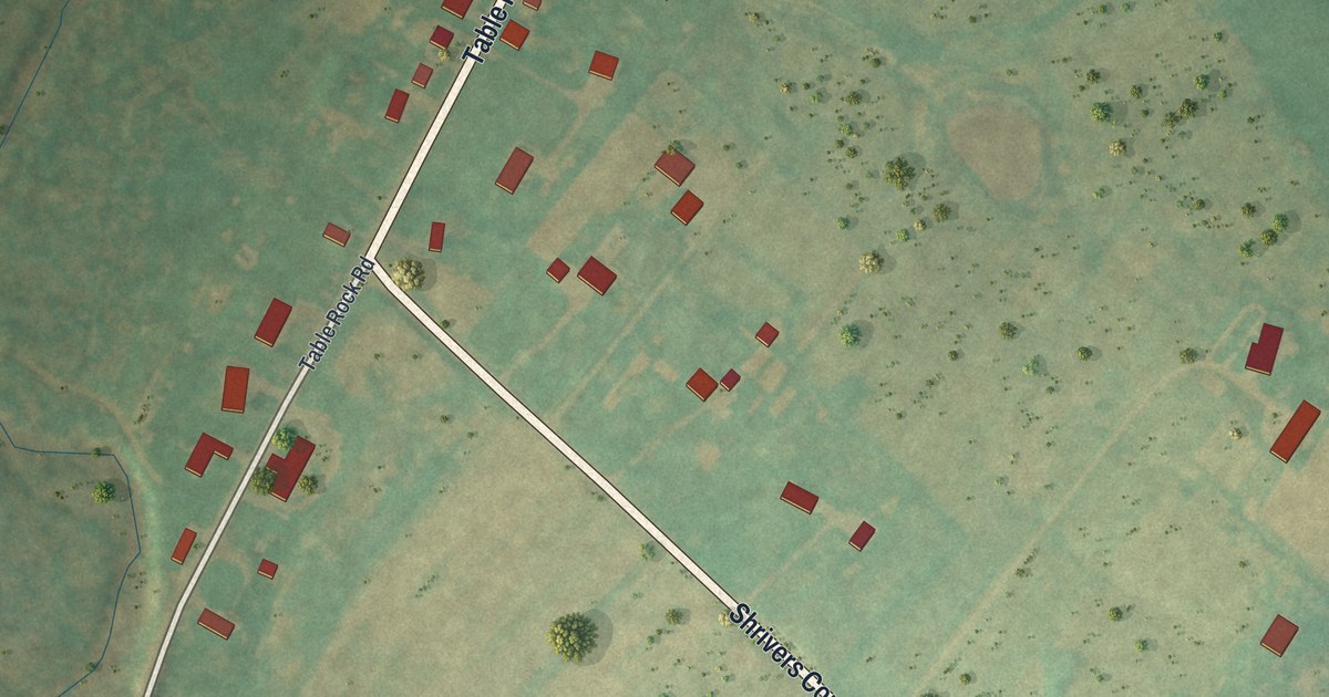 Map of Table Rock, Pennsylvania in 2026