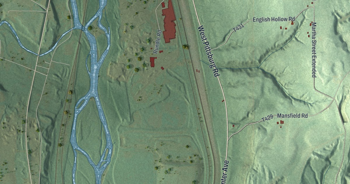 Map of Taylor, Lawrence County, Pennsylvania in 2026