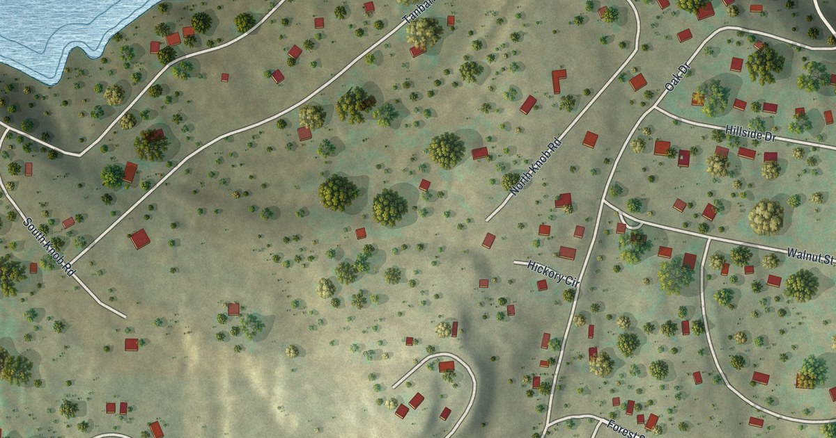 Map of The Escape, Pennsylvania in 2026