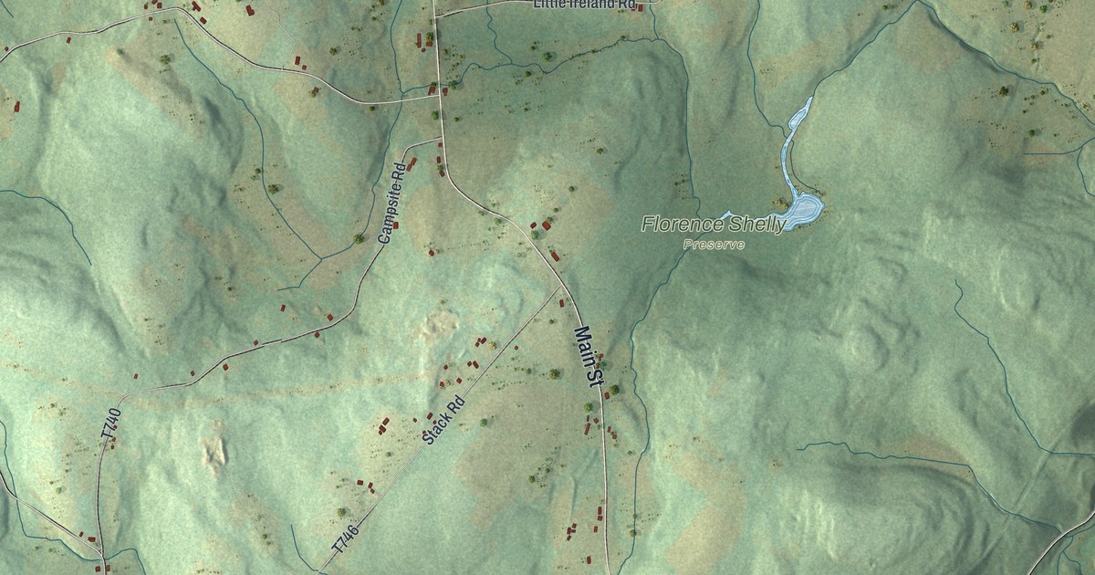 Map of Thompson Township, Susquehanna County, Pennsylvania in 2026