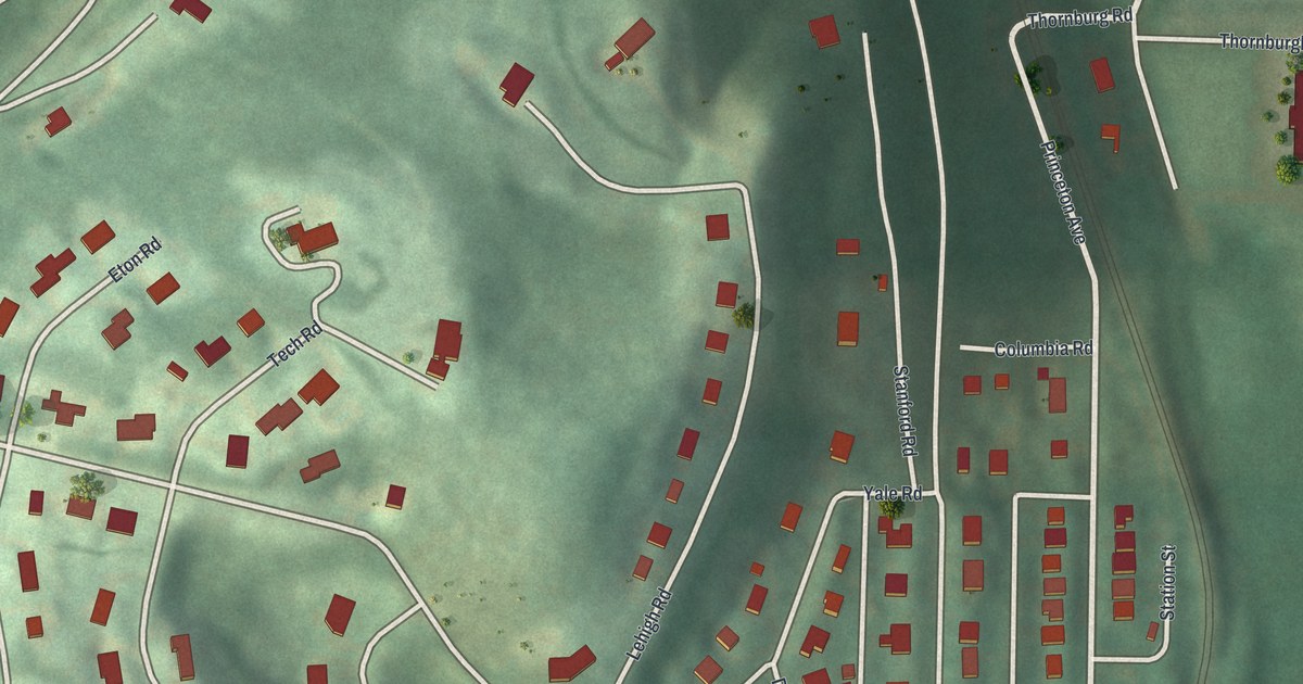 Map of Thornburg, Pennsylvania in 2026