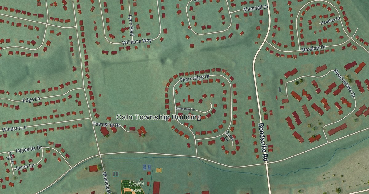 Map of Thorndale, Pennsylvania in 2026