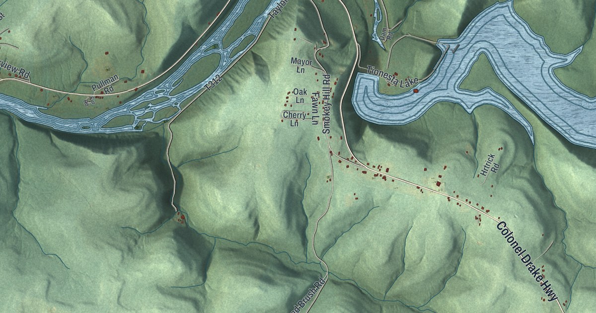 Map of Tionesta Township, Pennsylvania in 2026