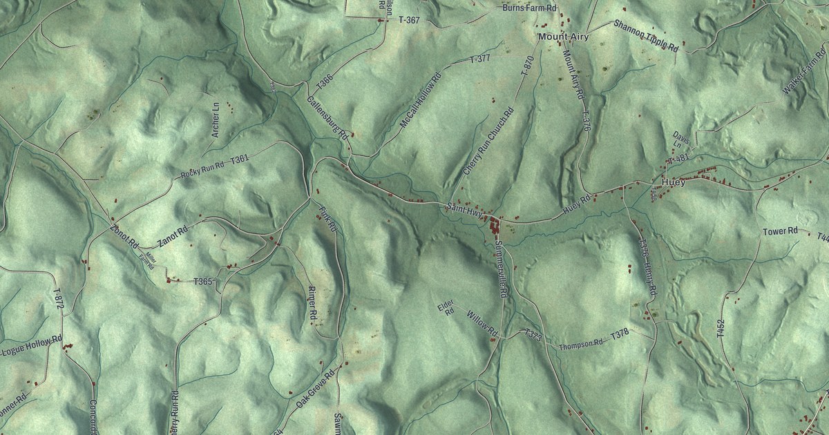 Map of Toby, Pennsylvania in 2026