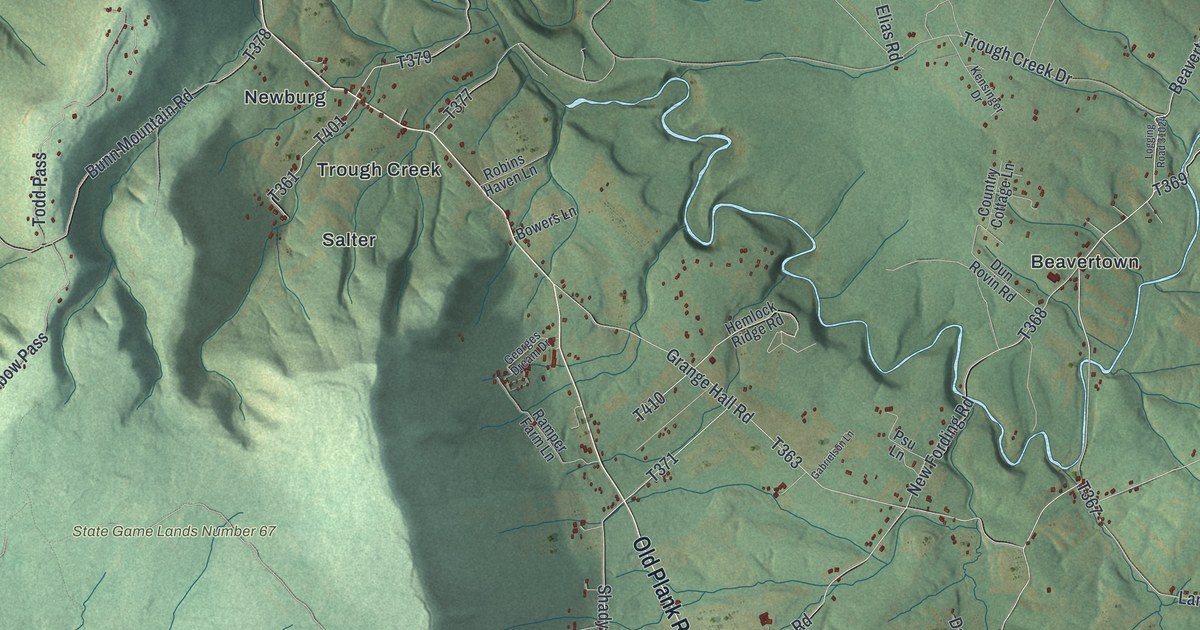 Map of Todd, Huntingdon County, Pennsylvania in 2026