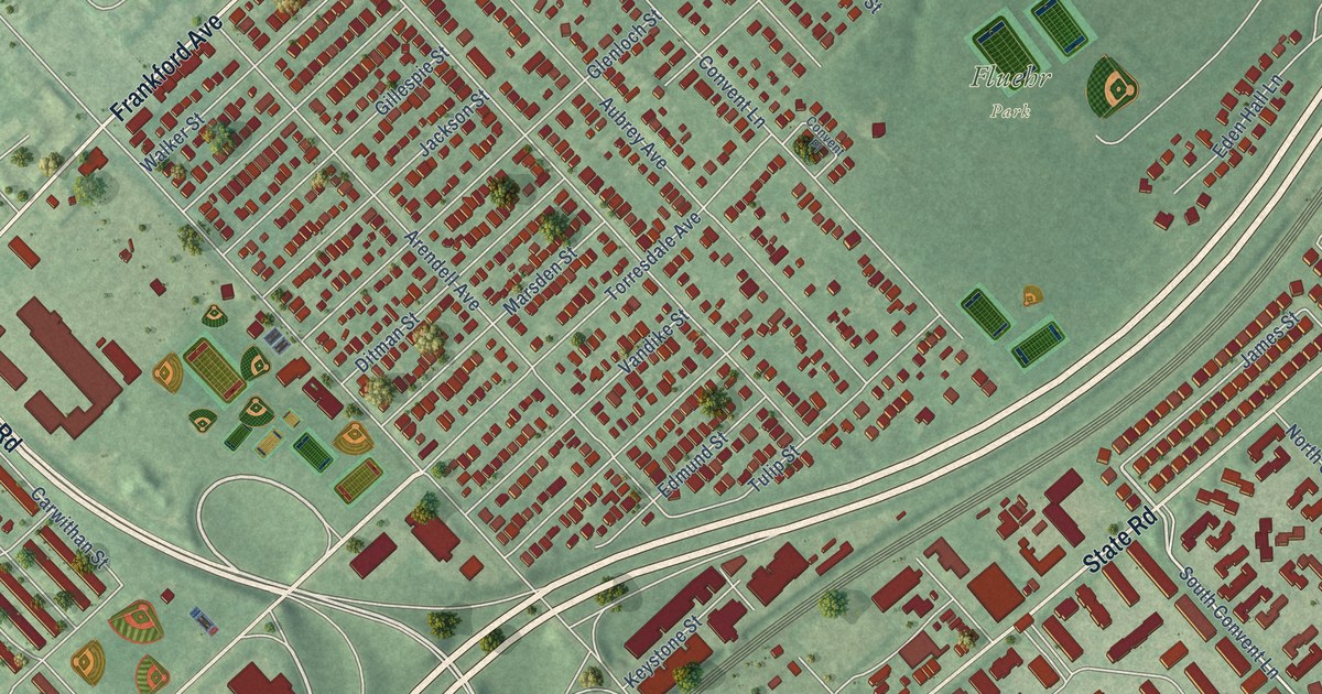 Detailed Map of Torresdale, Pennsylvania