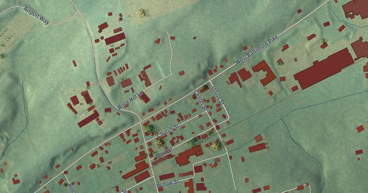Map of Toughkenamon, Pennsylvania in 2026