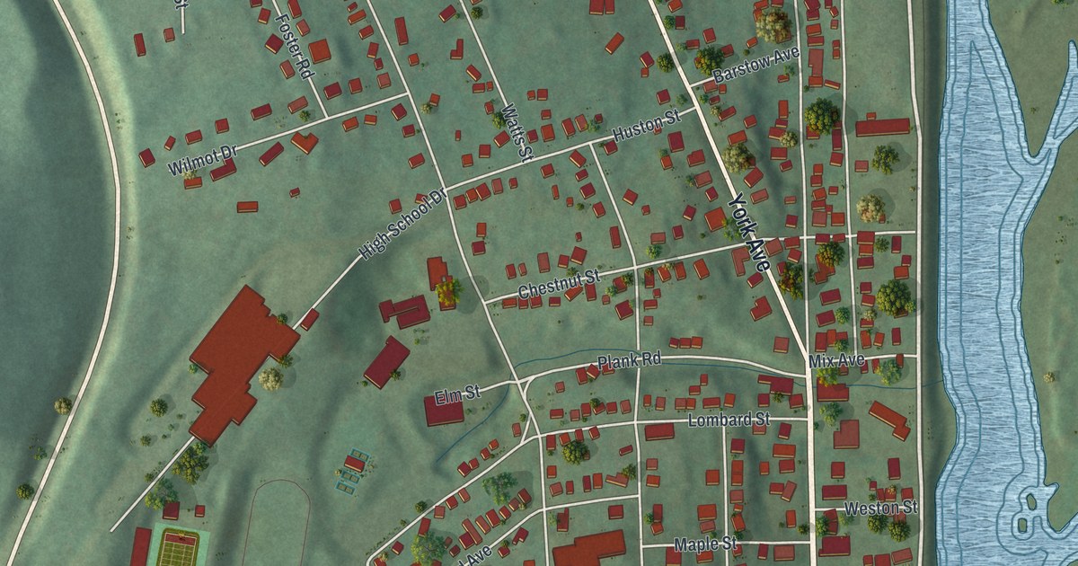 Map of Towanda Borough, Pennsylvania in 2026