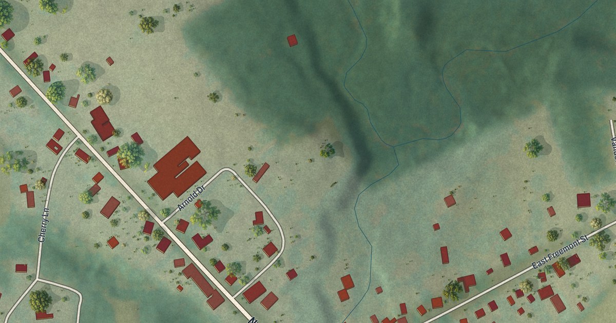 Map of Townville, Pennsylvania in 2026