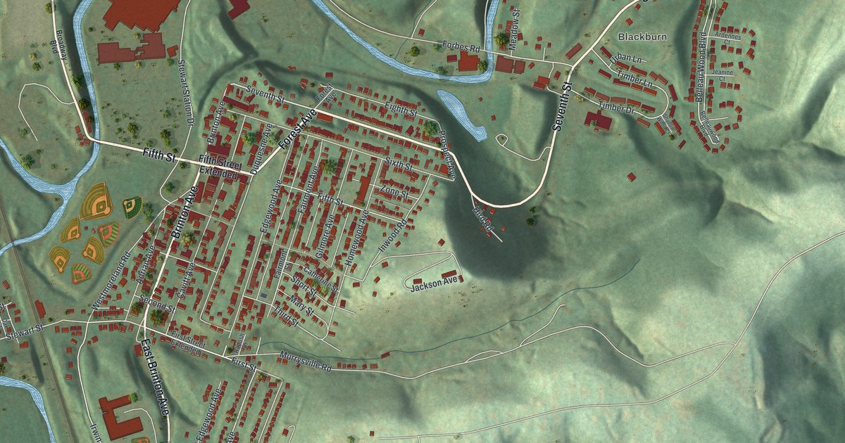 Map of Trafford, Pennsylvania in 2026