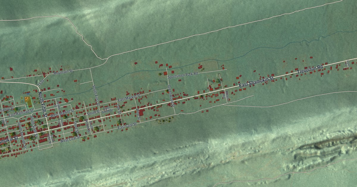 Map of Trevorton, Pennsylvania in 2026