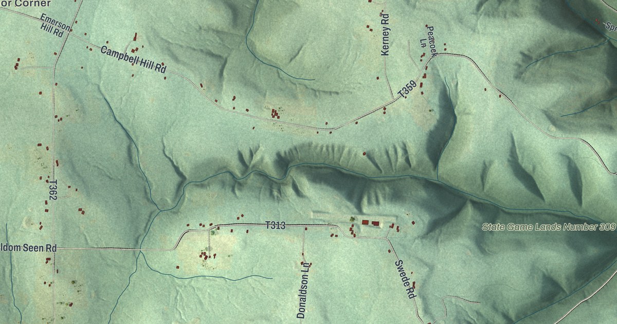 Map of Triumph, Pennsylvania in 2026