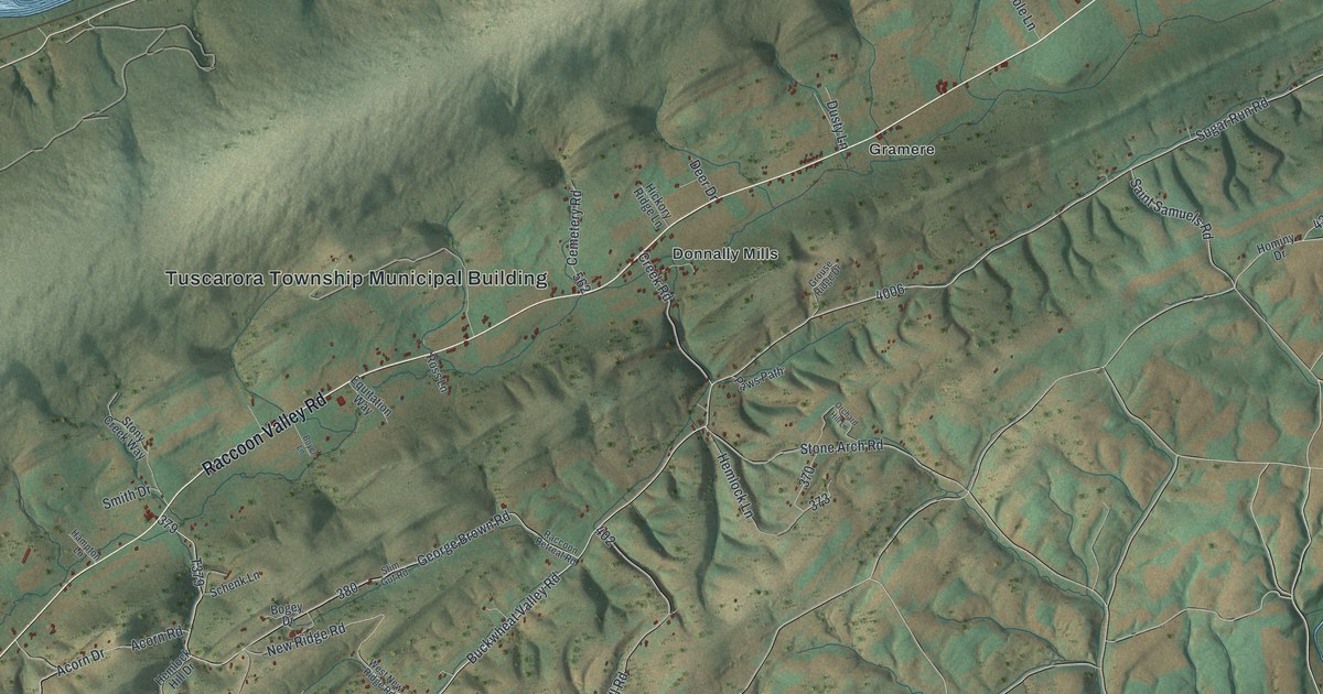 Map of Tuscarora, Perry County, Pennsylvania in 2026