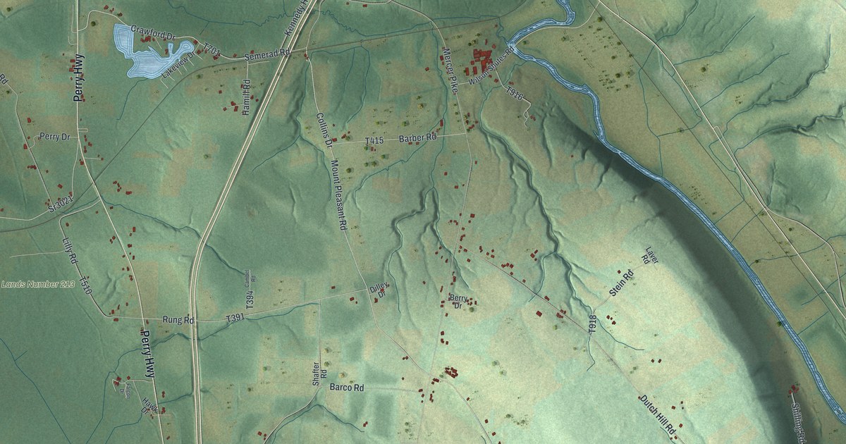 Map of Union, Crawford County, Pennsylvania in 2026