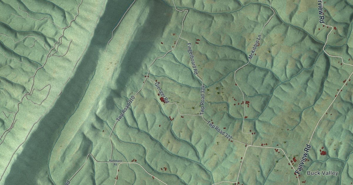 Map of Union, Fulton County, Pennsylvania in 2026