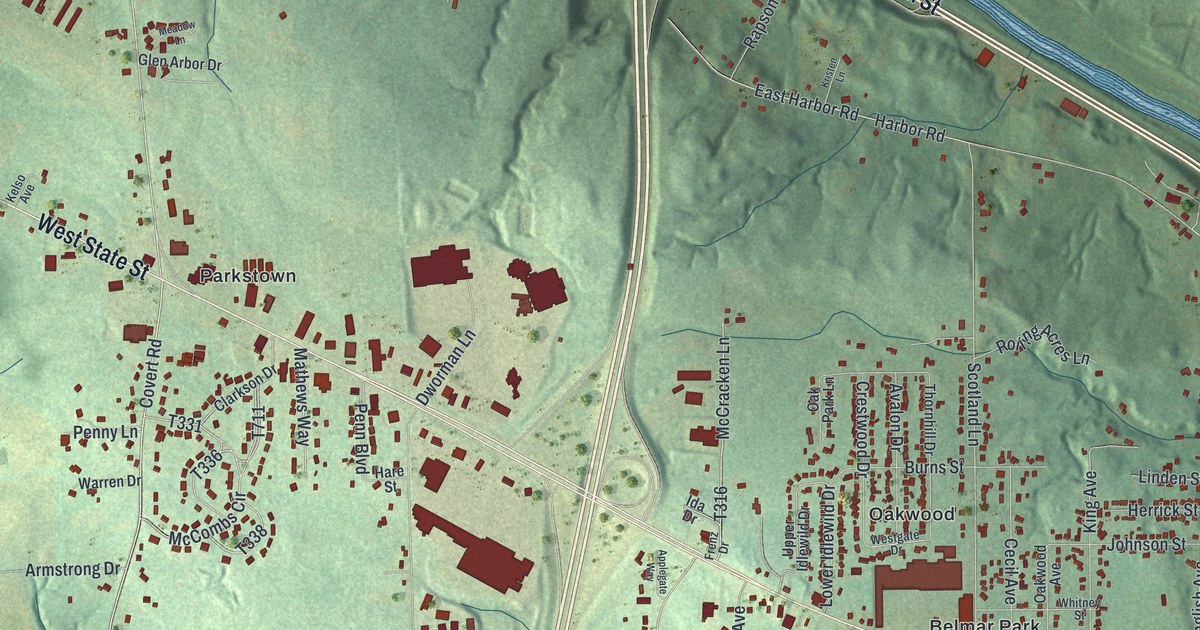 Map of Union, Lawrence County, Pennsylvania in 2026