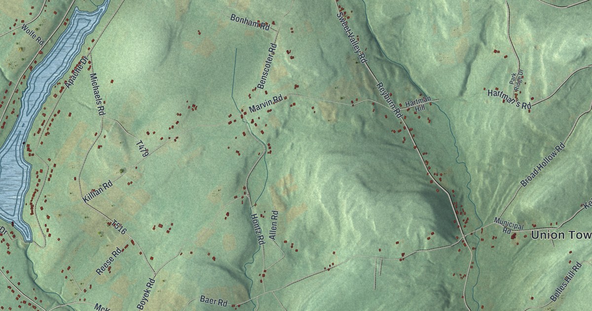 Map of Union, Luzerne County, Pennsylvania in 2026