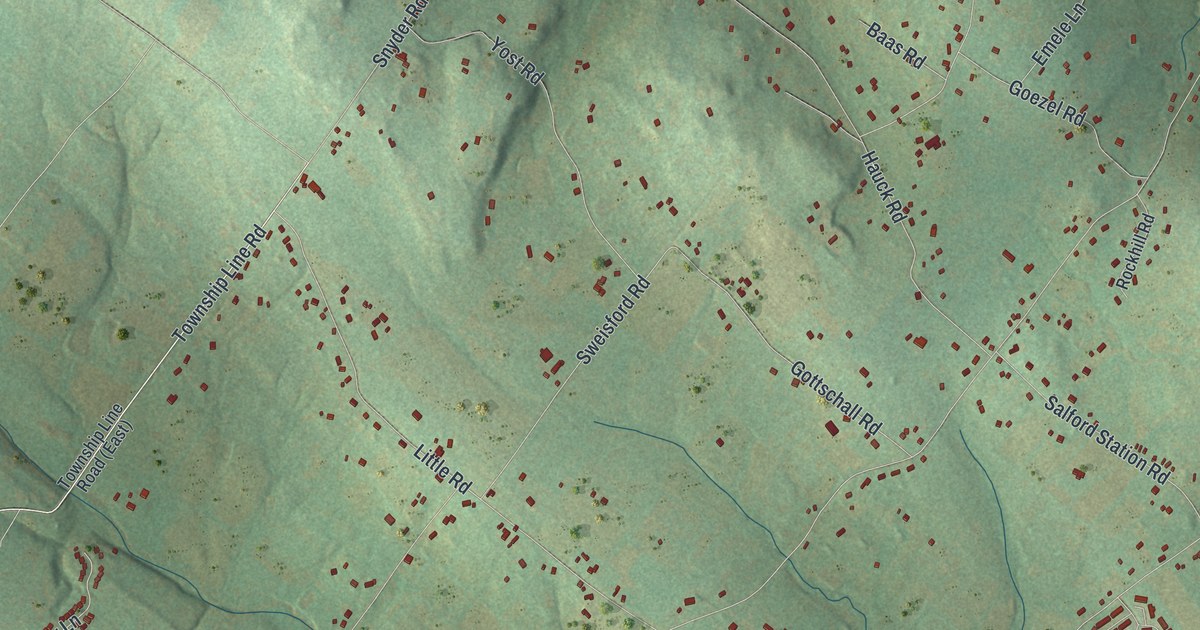 Map of Upper Frederick, Pennsylvania in 2026