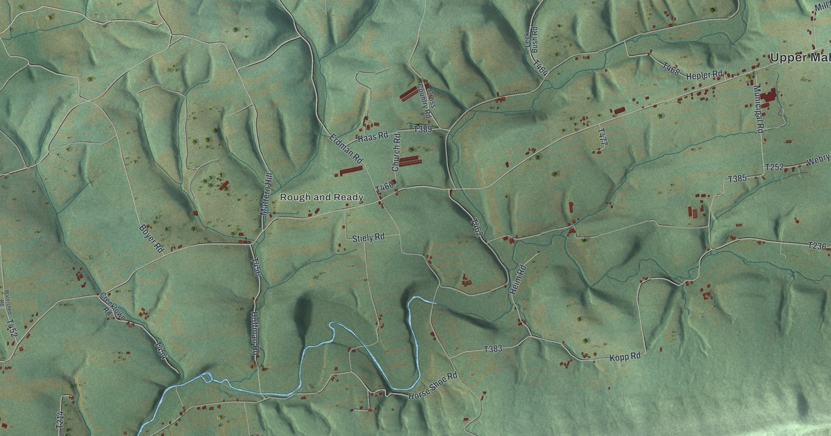 Map of Upper Mahantongo, Pennsylvania in 2026