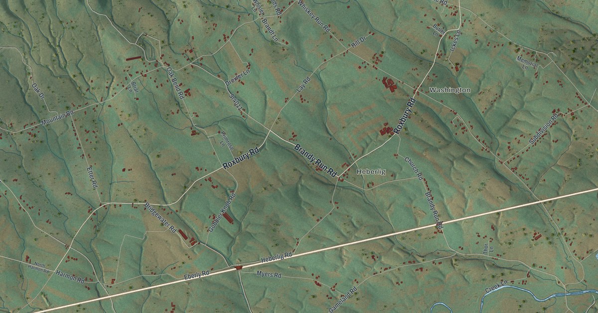 Map of Upper Mifflin, Pennsylvania in 2026