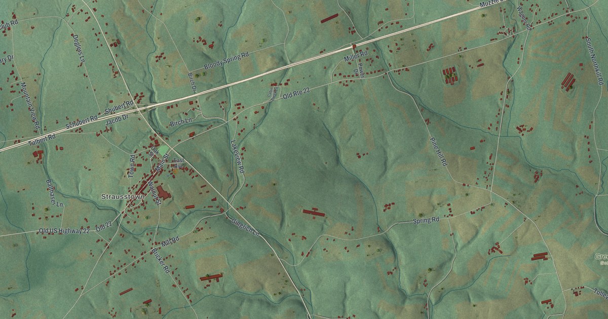Map of Upper Tulpehocken, Pennsylvania in 2026