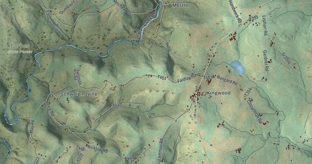 Map of Upper Turkeyfoot, Pennsylvania in 2026