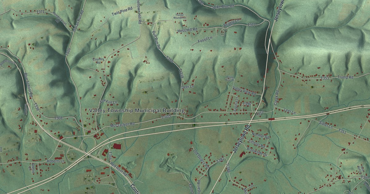 Map of Valley, Montour County, Pennsylvania in 2026
