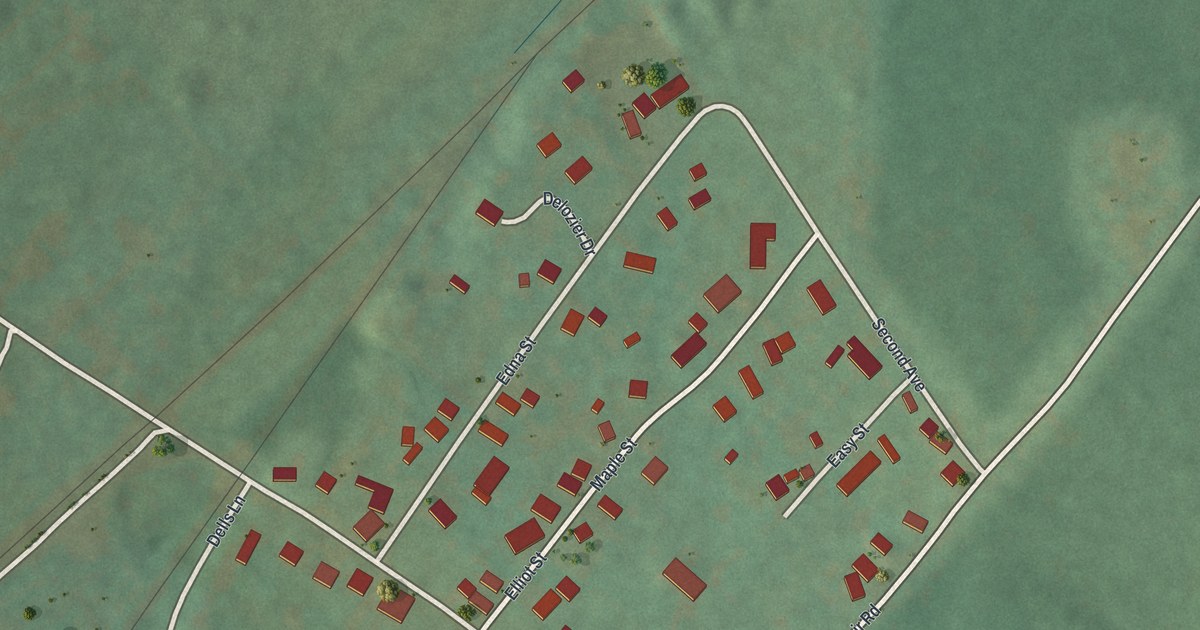 Map of Vicksburg, Blair County, Pennsylvania in 2026