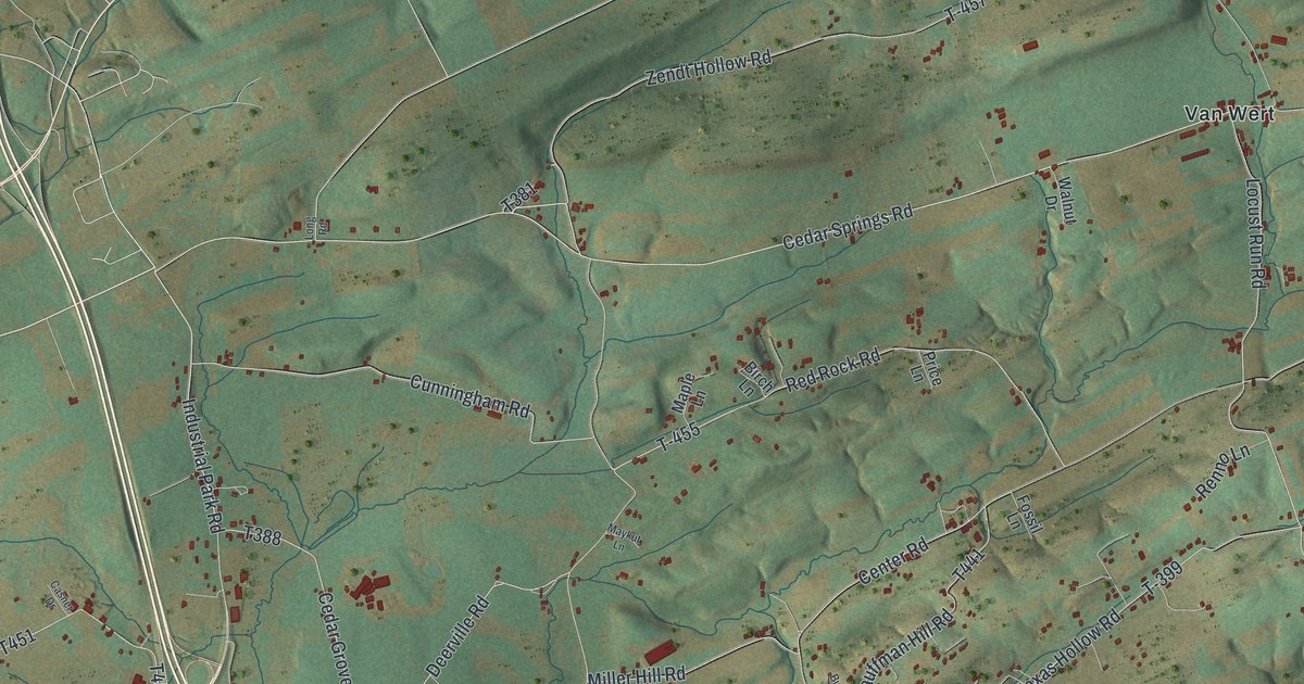 Map of Walker, Juniata County, Pennsylvania in 2026