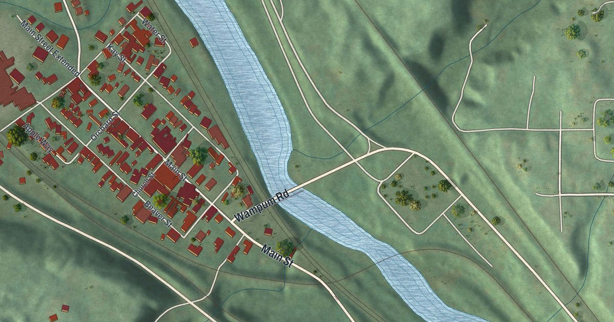 Map of Wampum, Pennsylvania in 2026