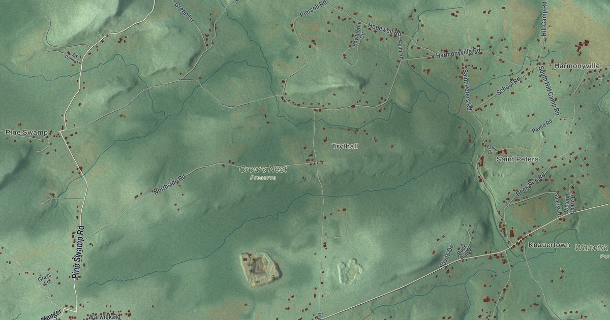 Map of Warwick, Chester County, Pennsylvania in 2026