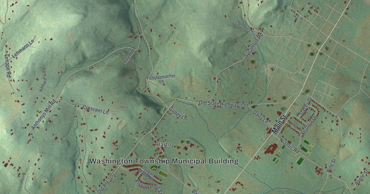 Map of Washington, Berks County, Pennsylvania in 2026