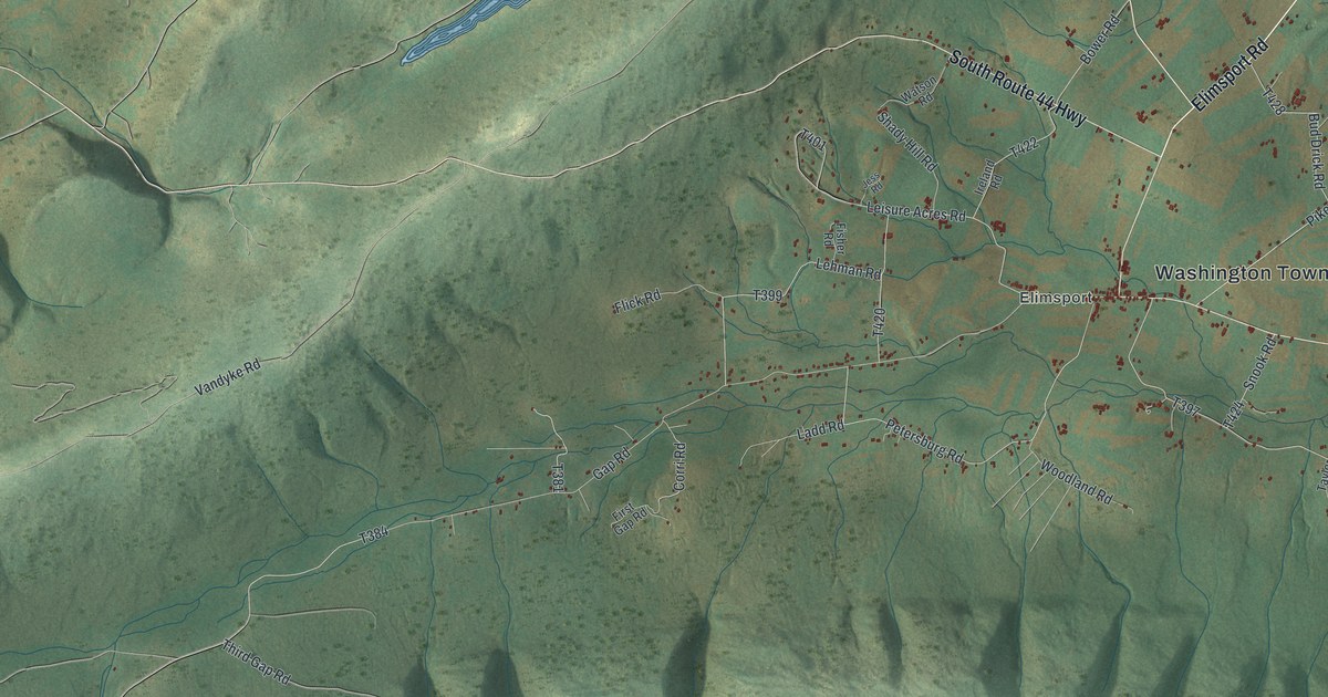 Map of Washington, Lycoming County, Pennsylvania in 2026
