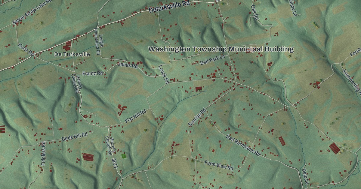 Map of Washington, Schuylkill County, Pennsylvania in 2026