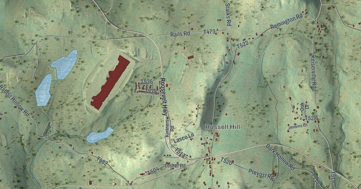 Map of Washington, Wyoming County, Pennsylvania in 2026